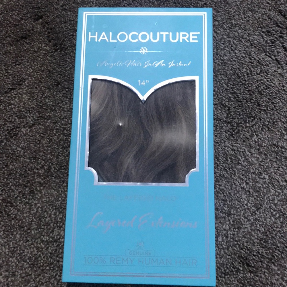 14in Layered Halo 100% Remy Human Hair extensions